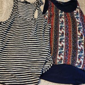 Striped and Patterned Tank Tops